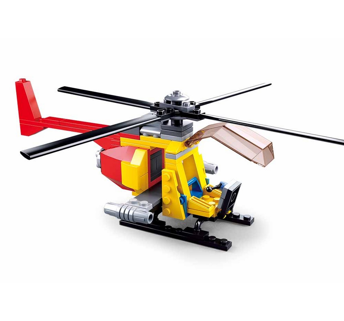 Sluban Aviation III Helicopter Plastic Building Block 100 pieces Multicolor 6Y+