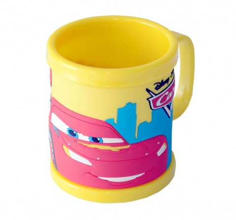 Ramson Cars Plastic Embossed Mug 10oz Yellow 2Y+