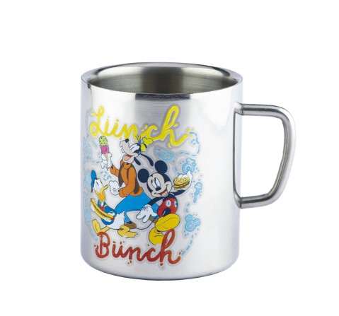 Ramson Mickey Ergo Safe Coloured Double Wall Mug Silver 2Y+