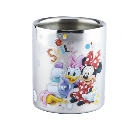 Ramson Minnie and Daisy Duck Ergo Safe Coloured Double Wall Mug Silver 2Y+