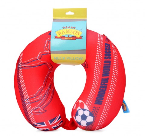 Ramson England Memory Foam Football Neck Pillow Red 3Y+