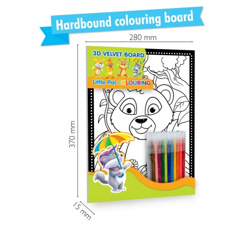 Hellofriend Books 3D Bear Velvet Flocking Board Book Multicolor 5Y+