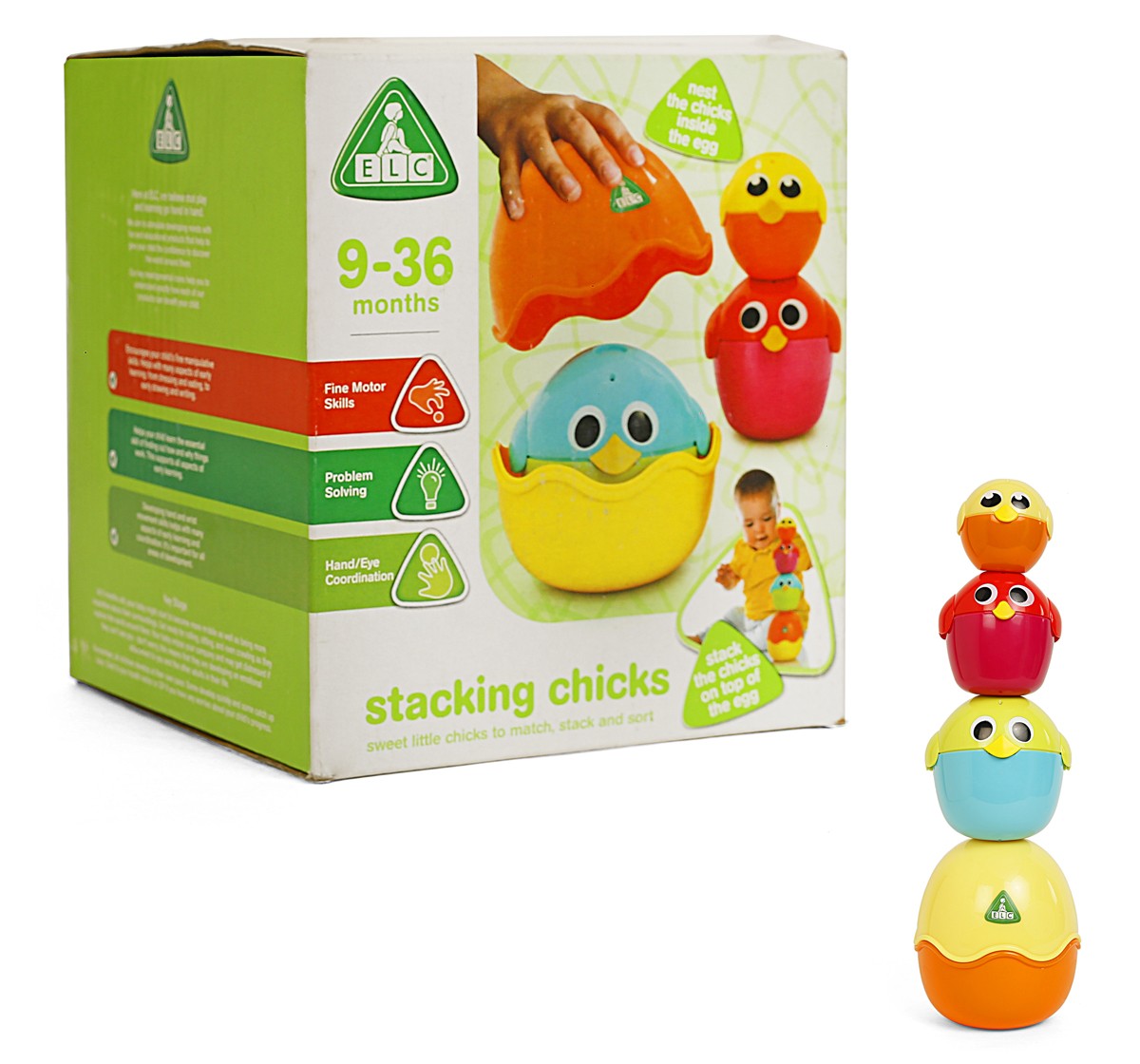 ELC Stacking Chicks Multicolour 9M+