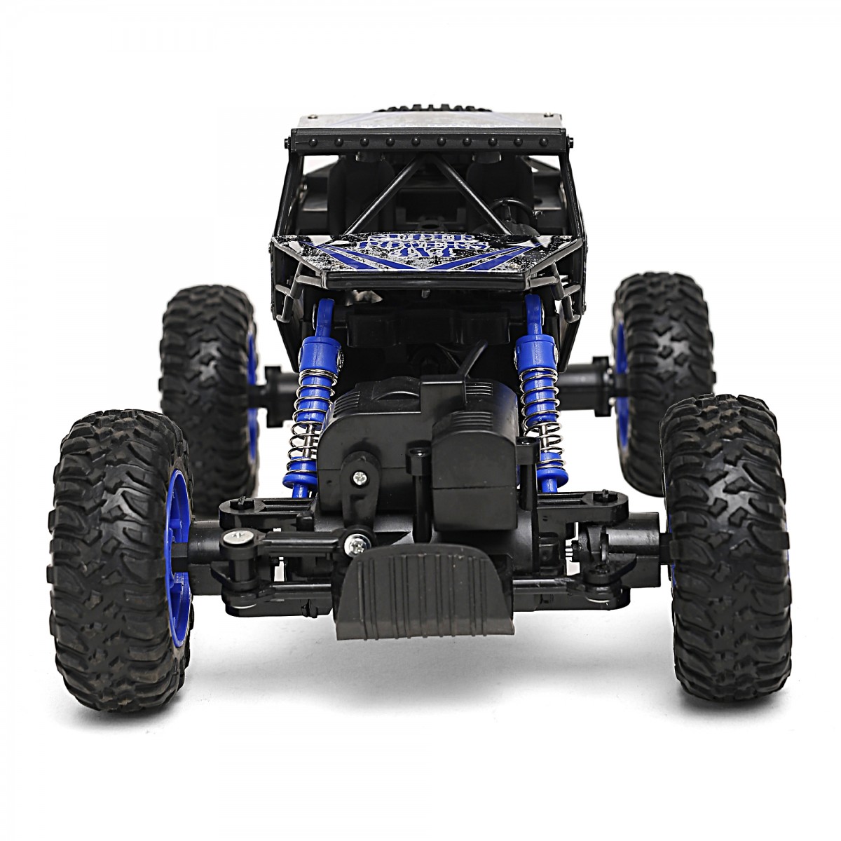 Ralleyz 1:18 Off Road Rc Car With 2.4 Ghz Remote Control 3.7V Rechargeable Battery Blue 4Y+
