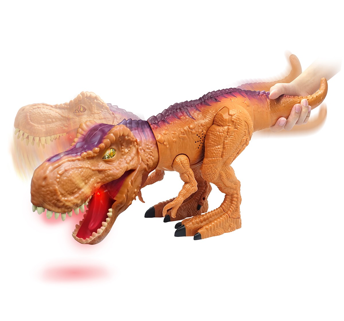 Dragon I Twist and Bend Roaring T-Rex Electronic Dinosaur Toys for Kids 3Y+, Multicolour
