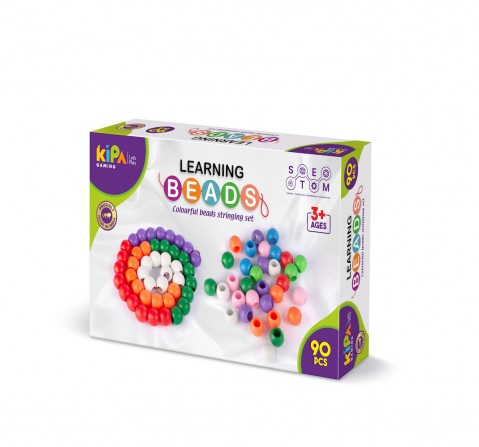 Kipa Learning Beads 90 pieces Fun Puzzle Game for Kids Multicolor 3Y+