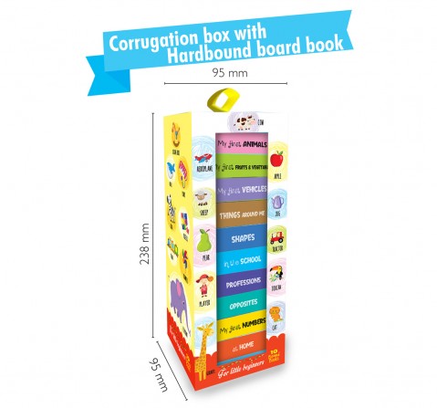 Hellofriend Books My First Knowledge Box set of 10 Board Book Multicolor 4Y+