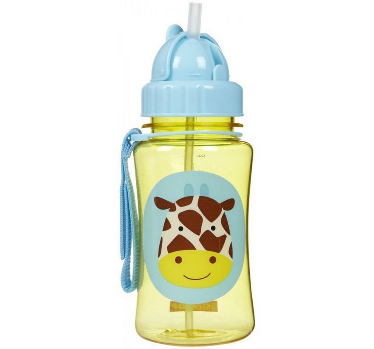 Skip Hop Zoo Straw Bottle Giraffe 18M+, Multicolour