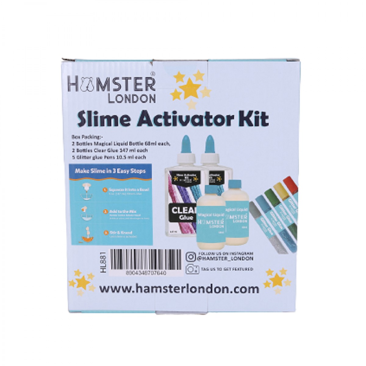 Hamster London Slime Activator Kit, 14 cm, 5Y+