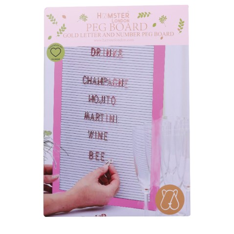 Hamster London Peg Board Pink Pink 9Y+