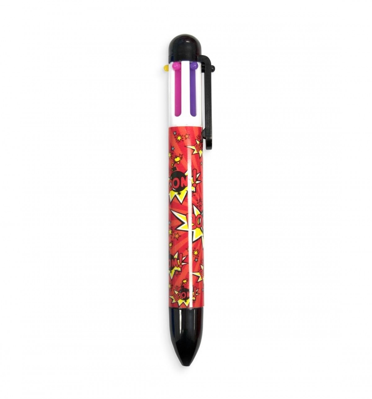 OOLY 6 Click Pens: Comic Attack Multicolour 12Y+