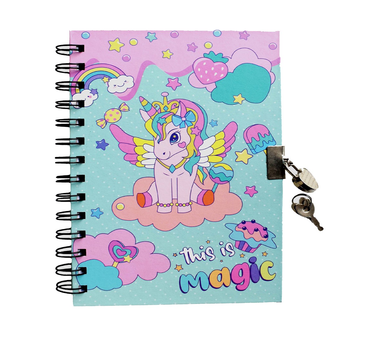 Mirada Art & Craft My Secret Unicorn Diary, Ideal Gift for Girls, 6Y+, Multicolour