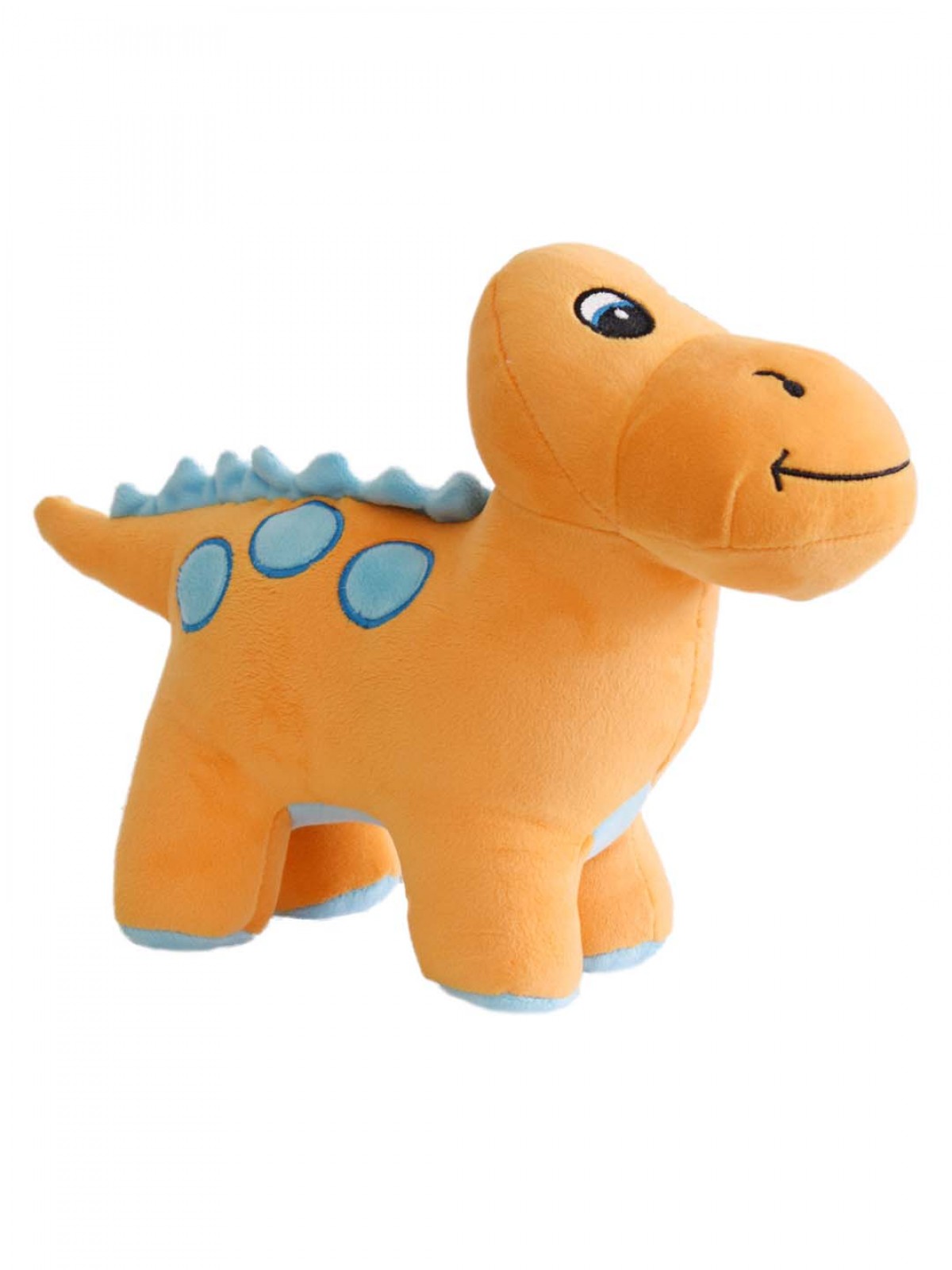 Adorable Stuffed Plush Dinosaur By Mirada, Soft Toys For Kids Of All Ages, 3Y+, Orange, 30Cm