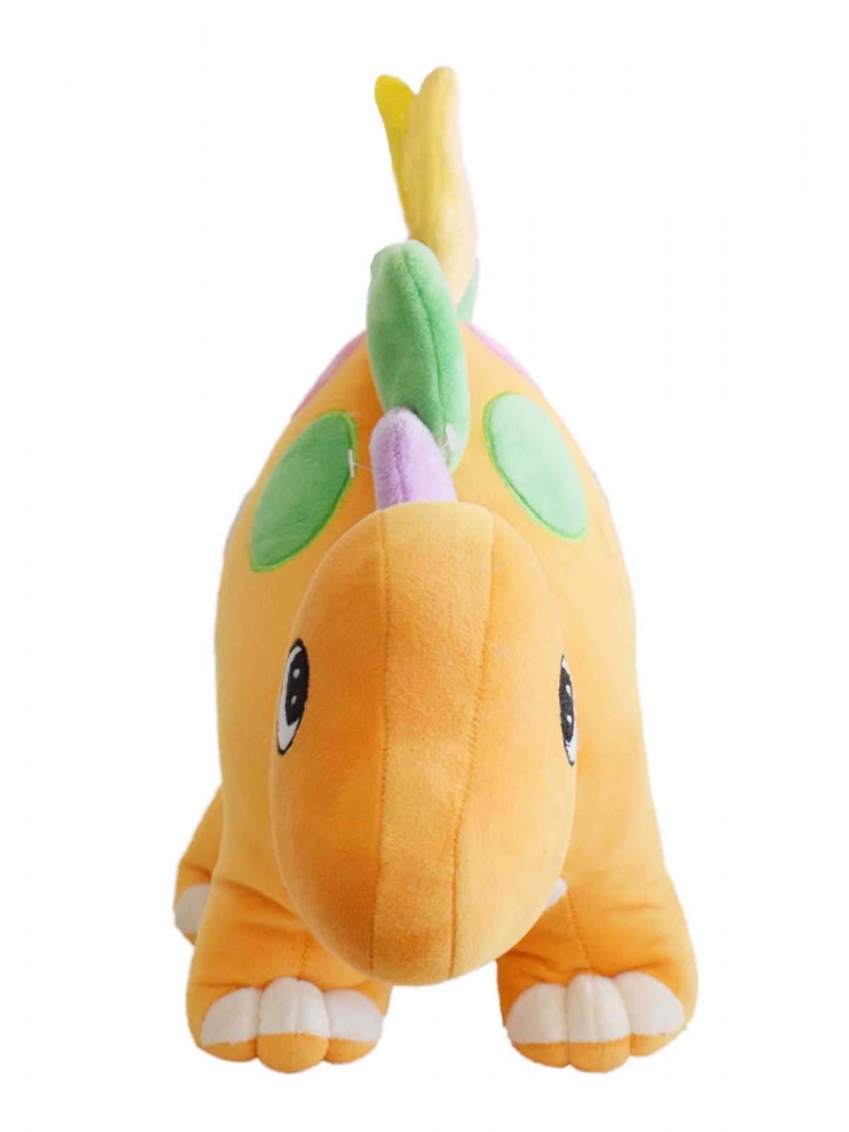Adorable Stuffed Plush Dinosaur By Mirada, Soft Toys For Kids Of All Ages, 3Y+, Orange, 50Cm