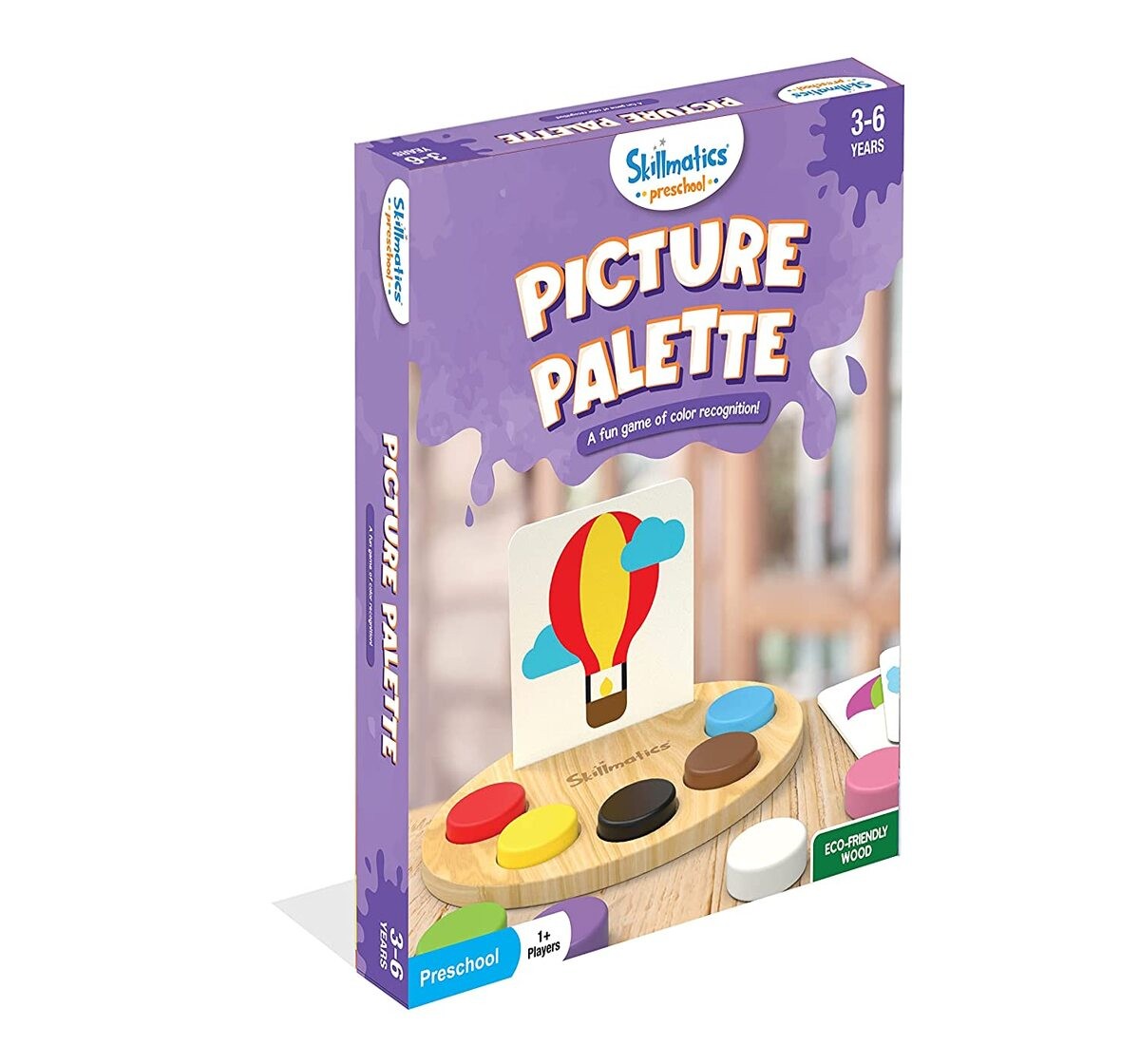 Skillmatics Picture Palette Board Game for kids 3Y+, Muliticolour
