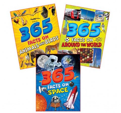 Dreamland Paperback 365 Facts Series Pack Books for Kids 6Y+, Multicolour