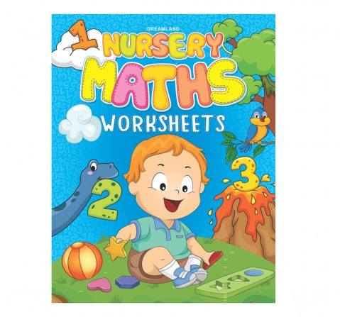 Dreamland Paperback Nursery Maths Worksheets Books for Kids 3Y+, Multicolour