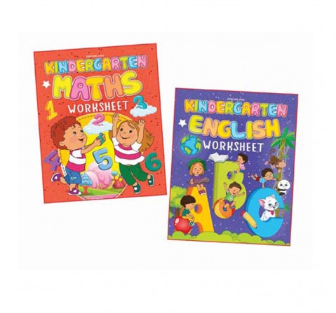 Dreamland Paperback Kinder Garden Worksheets Pack Books for Kids 4Y+, Multicolour