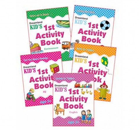 Dreamland Paperback 1st Activity Pack Books for Kids 3Y+, Multicolour