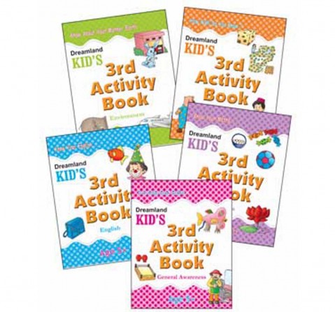 Dreamland Paperback 3rd Activity Pack Books for Kids 5Y+, Multicolour
