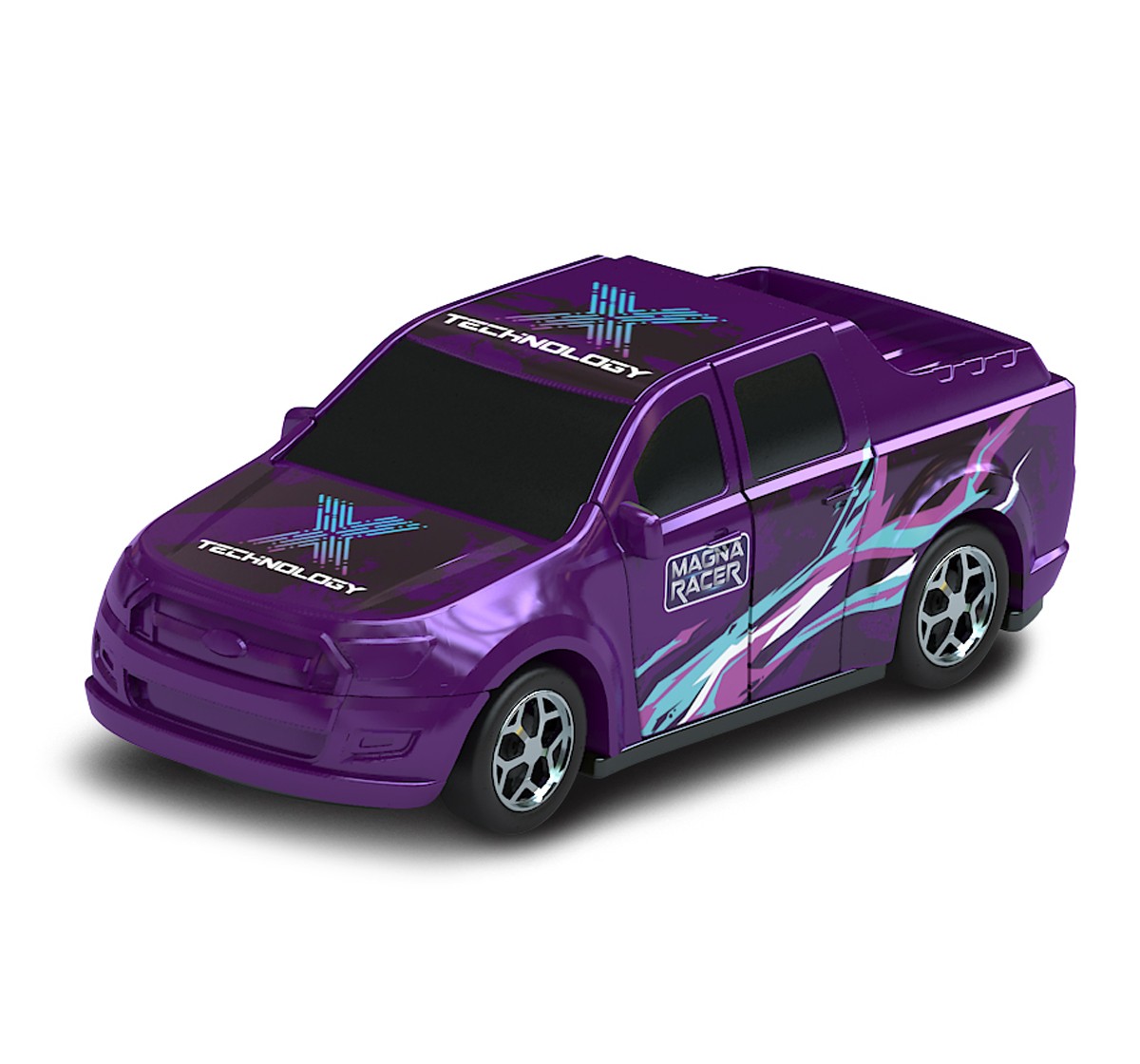 Crashems Magna Pull Back Car for kids 3Y+, Multicolour
