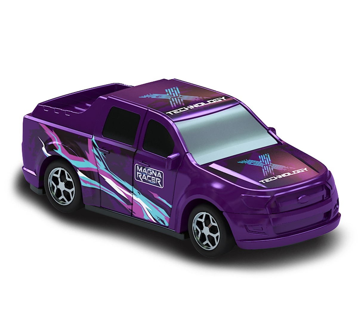 Crashems Magna Pull Back Car for kids 3Y+, Multicolour
