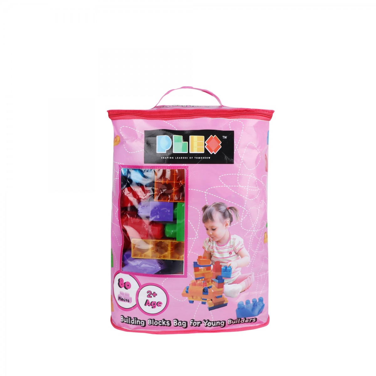 Plex Building Blocks Bag Pack Pink