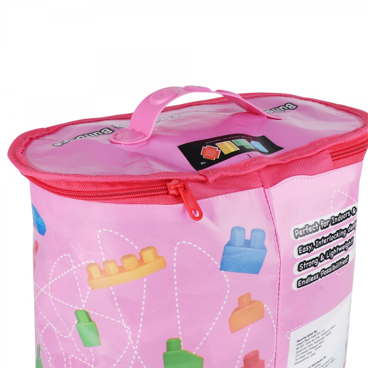 Plex Building Blocks Bag Pack Pink