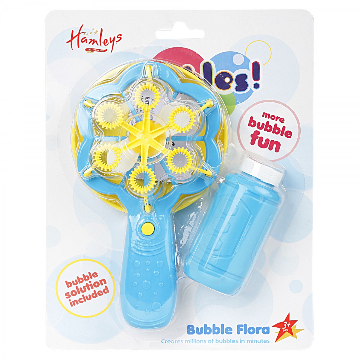 Bubble Flora Bubble Play Toys For Kids Age 3Y+ Blue