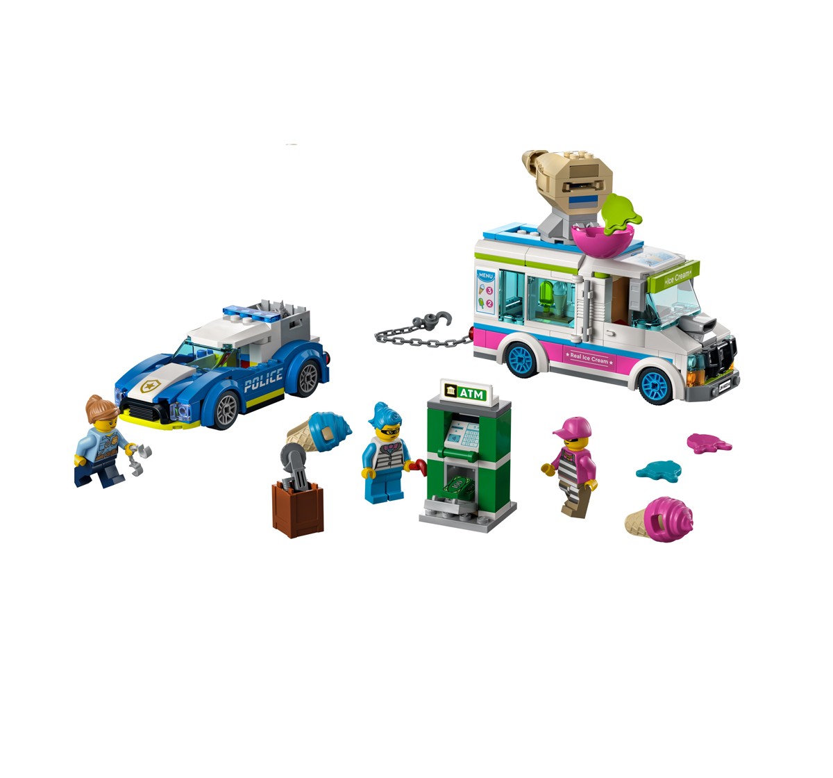 Lego 60314 Ice Cream Truck Building Blocks Multicolour 5Y+