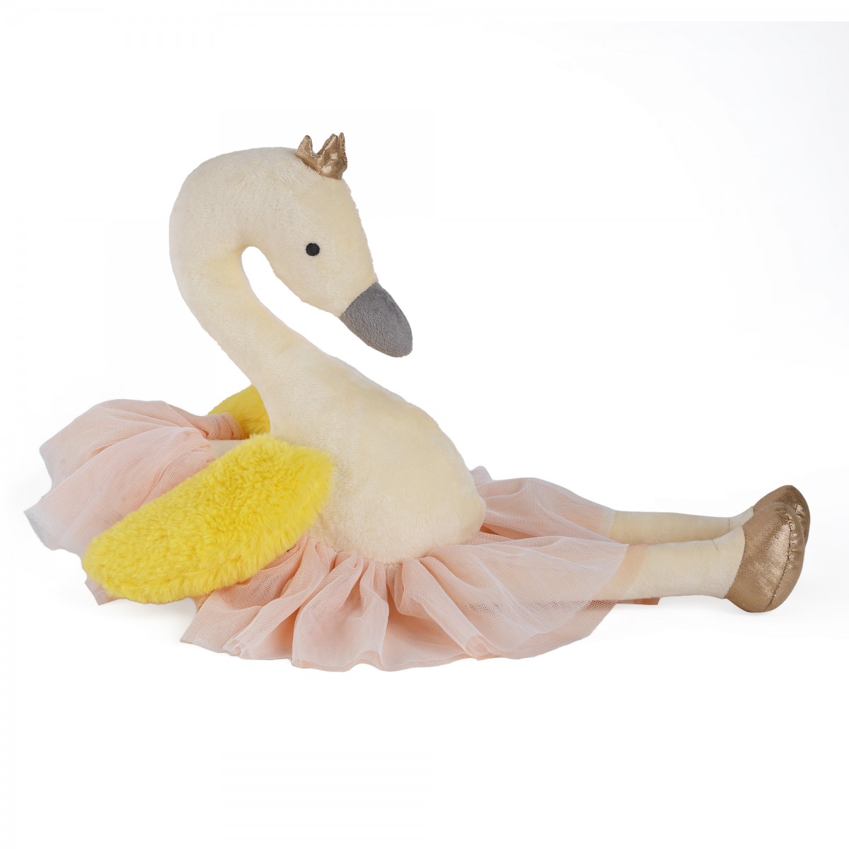 Huggable Cuddly Flamingo Stuffed Toy By Fuzzbuzz, Soft Toys for Kids, Cute Plushies Light Pink, For Kids Of Age 2 Years & Above