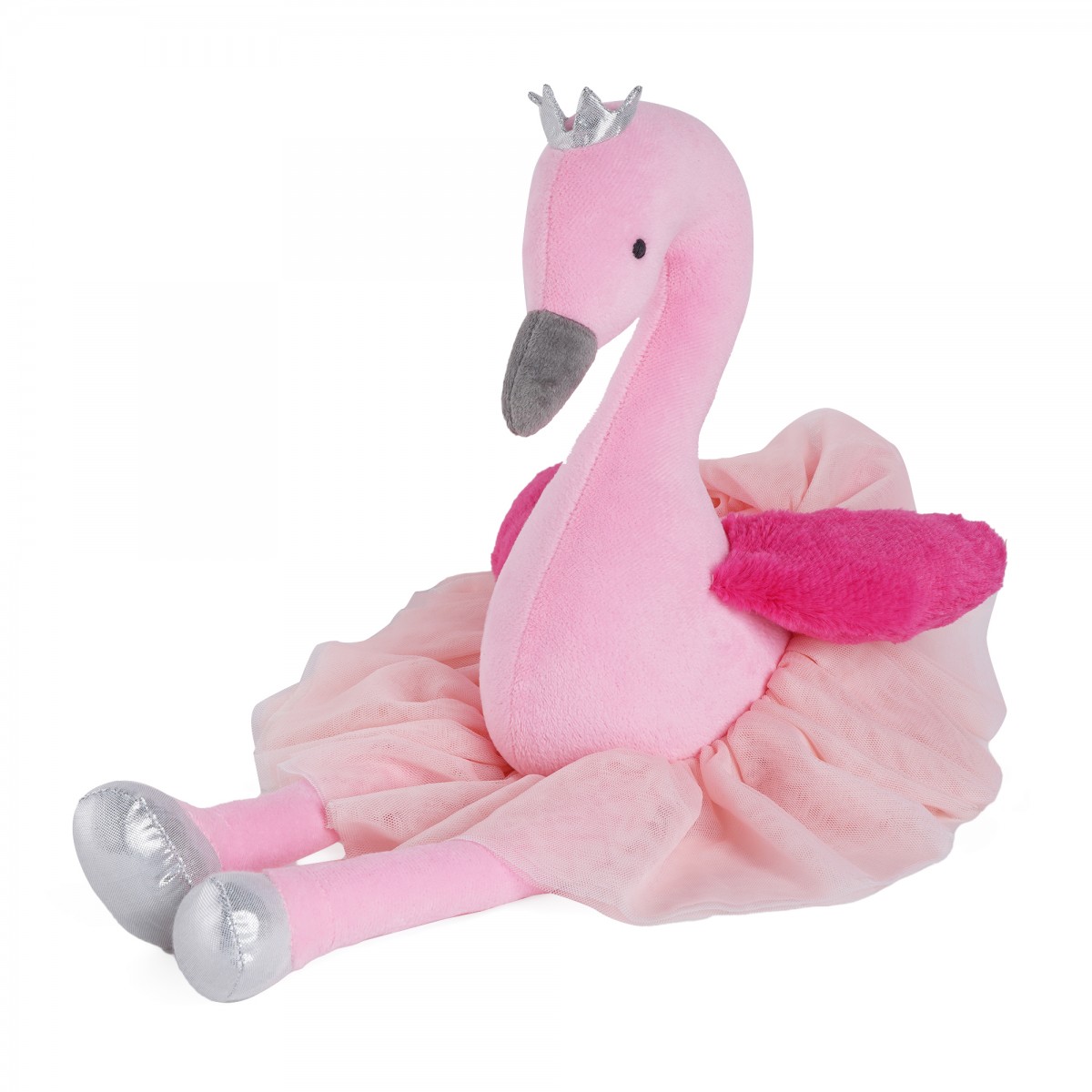 Huggable Cuddly Flamingo Stuffed Toy By Fuzzbuzz, Soft Toys for Kids, Cute Plushies Pink, For Kids Of Age 2 Years & Above