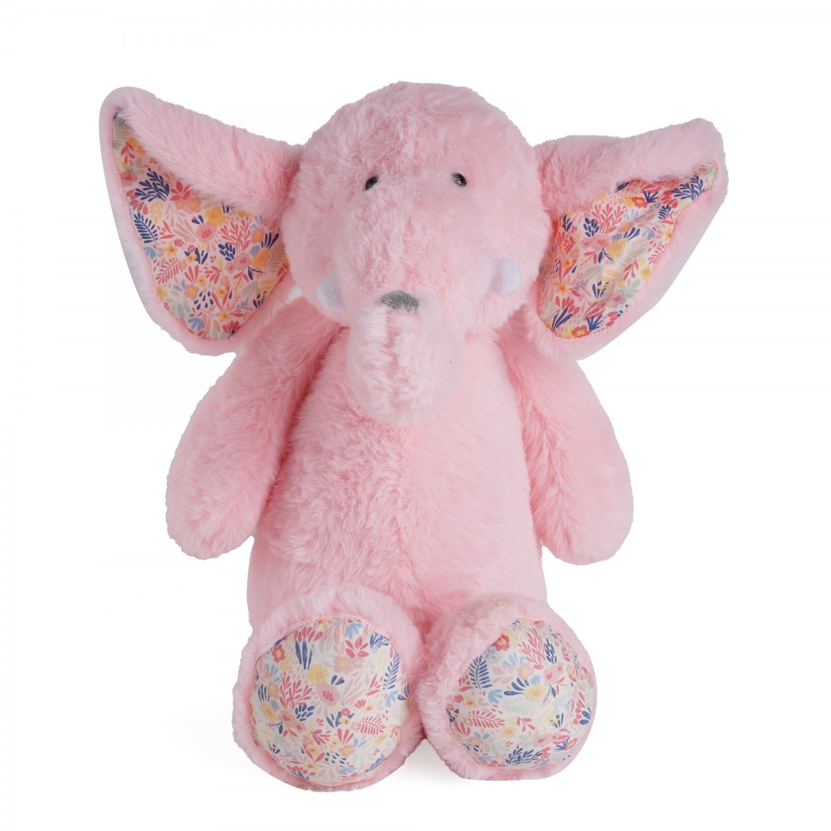 Huggable Cuddly Zany Elephant Stuffed Toy By Fuzzbuzz, Soft Toys for Kids, Cute Plushies Pink, For Kids Of Age 2 Years & Above