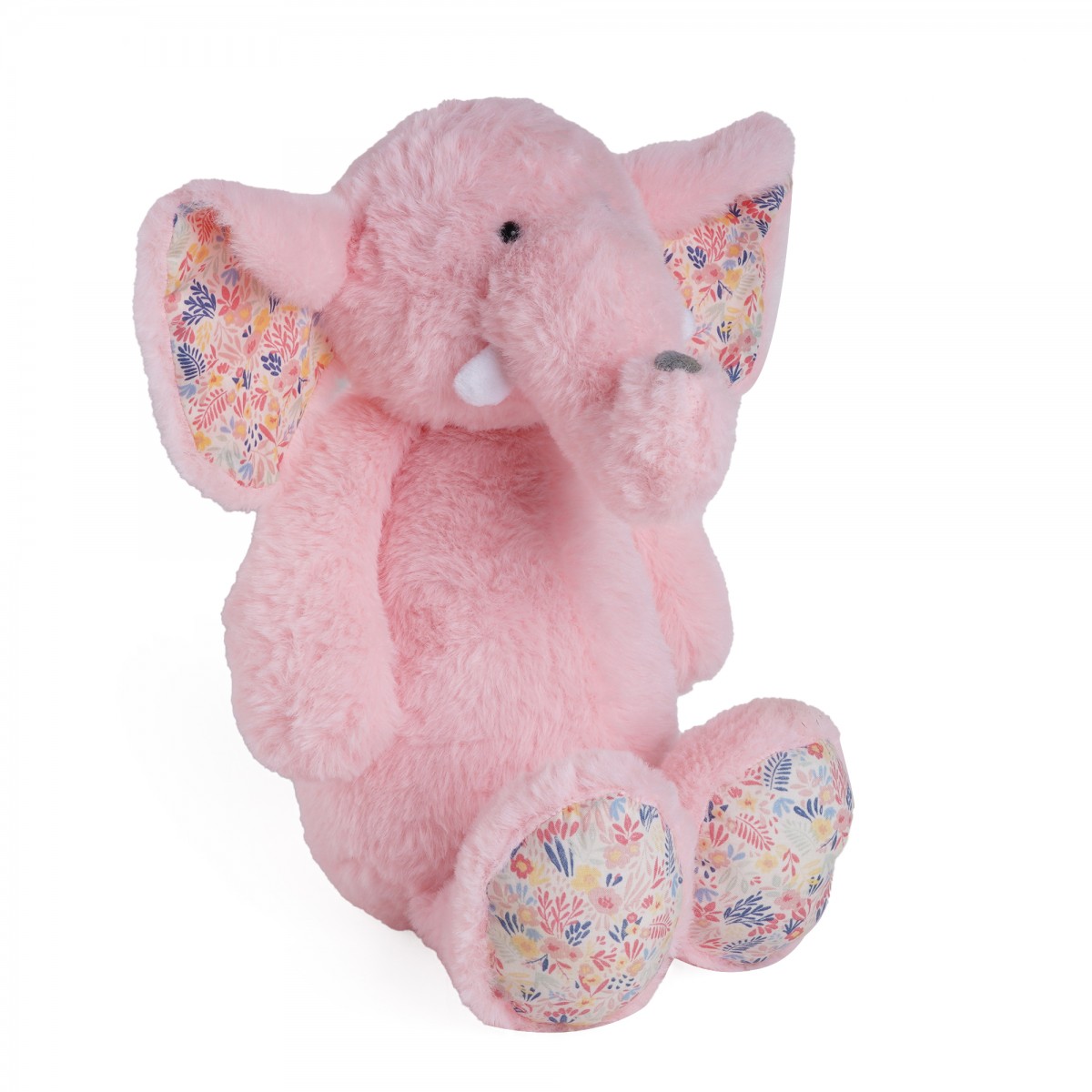 Huggable Cuddly Zany Elephant Stuffed Toy By Fuzzbuzz, Soft Toys for Kids, Cute Plushies Pink, For Kids Of Age 2 Years & Above