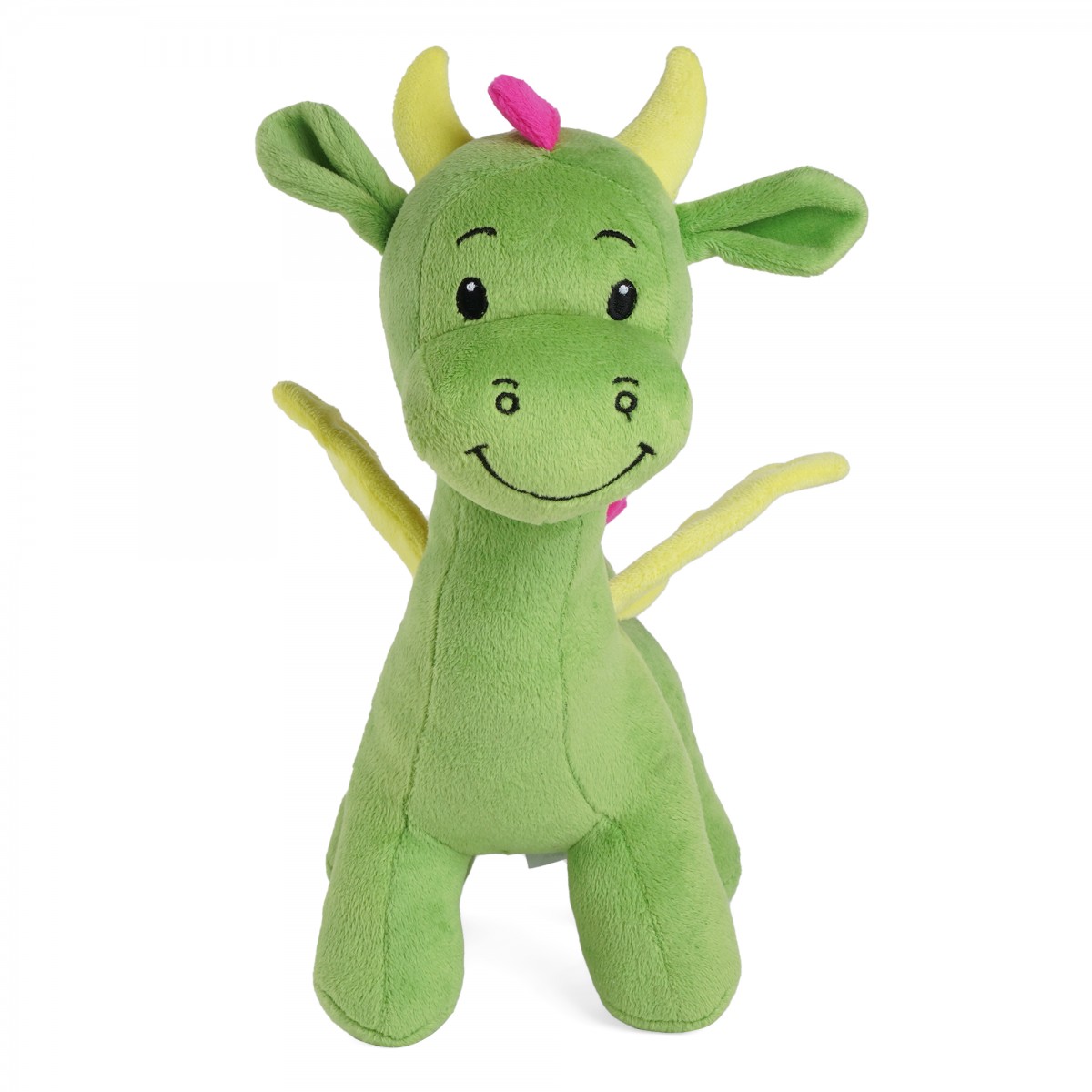 Huggable Cuddly Veto Dragon Stuffed Toy By Fuzzbuzz, Soft Toys for Kids, Cute Plushies Green, For Kids Of Age 2 Years & Above, 26cm