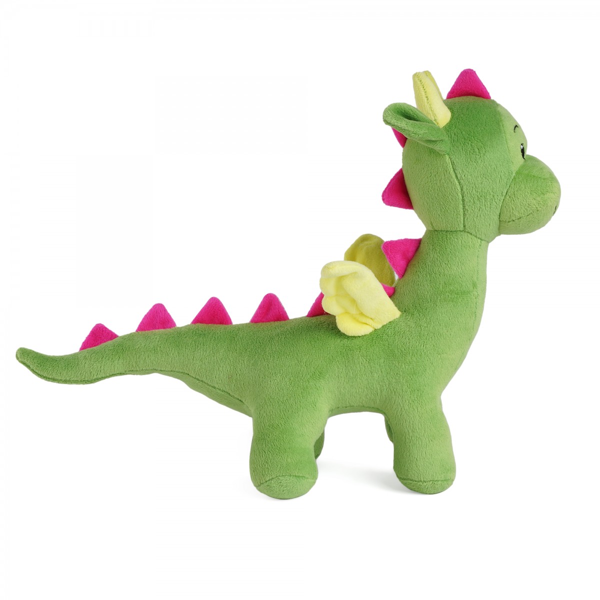 Huggable Cuddly Veto Dragon Stuffed Toy By Fuzzbuzz, Soft Toys for Kids, Cute Plushies Green, For Kids Of Age 2 Years & Above, 26cm