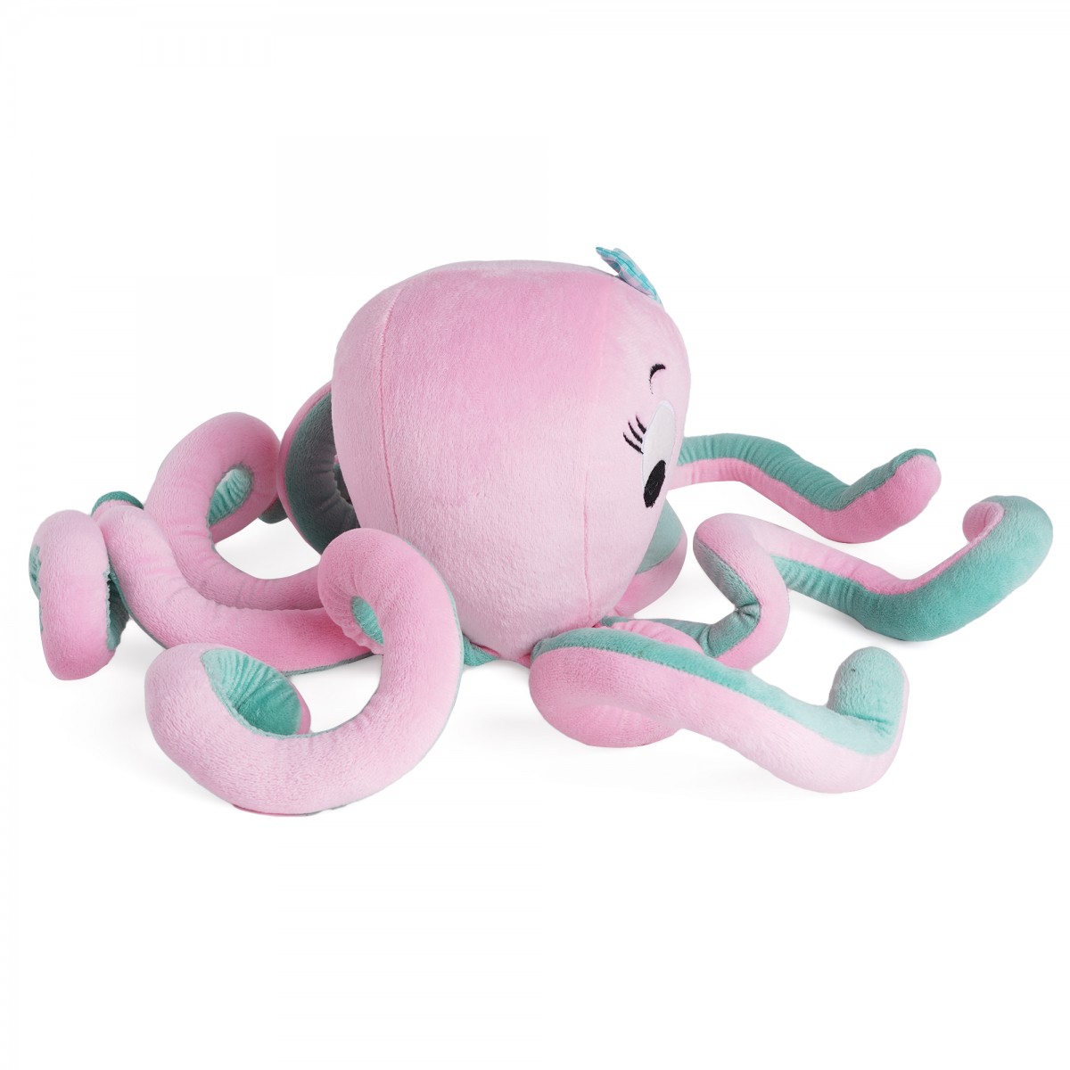 Huggable Cuddly Octopus Stuffed Toy By Fuzzbuzz, Soft Toys for Kids, Cute Plushies Pink, For Kids Of Age 2 Years & Above