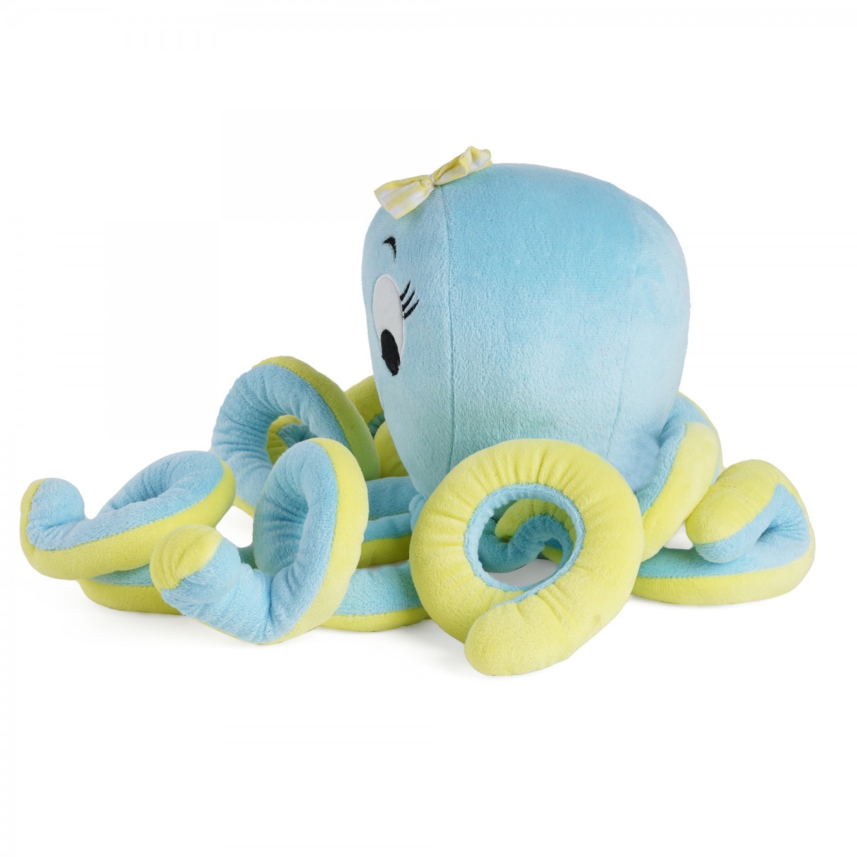 Huggable Cuddly Octopus Stuffed Toy By Fuzzbuzz, Soft Toys for Kids, Cute Plushies Blue, For Kids Of Age 2 Years & Above