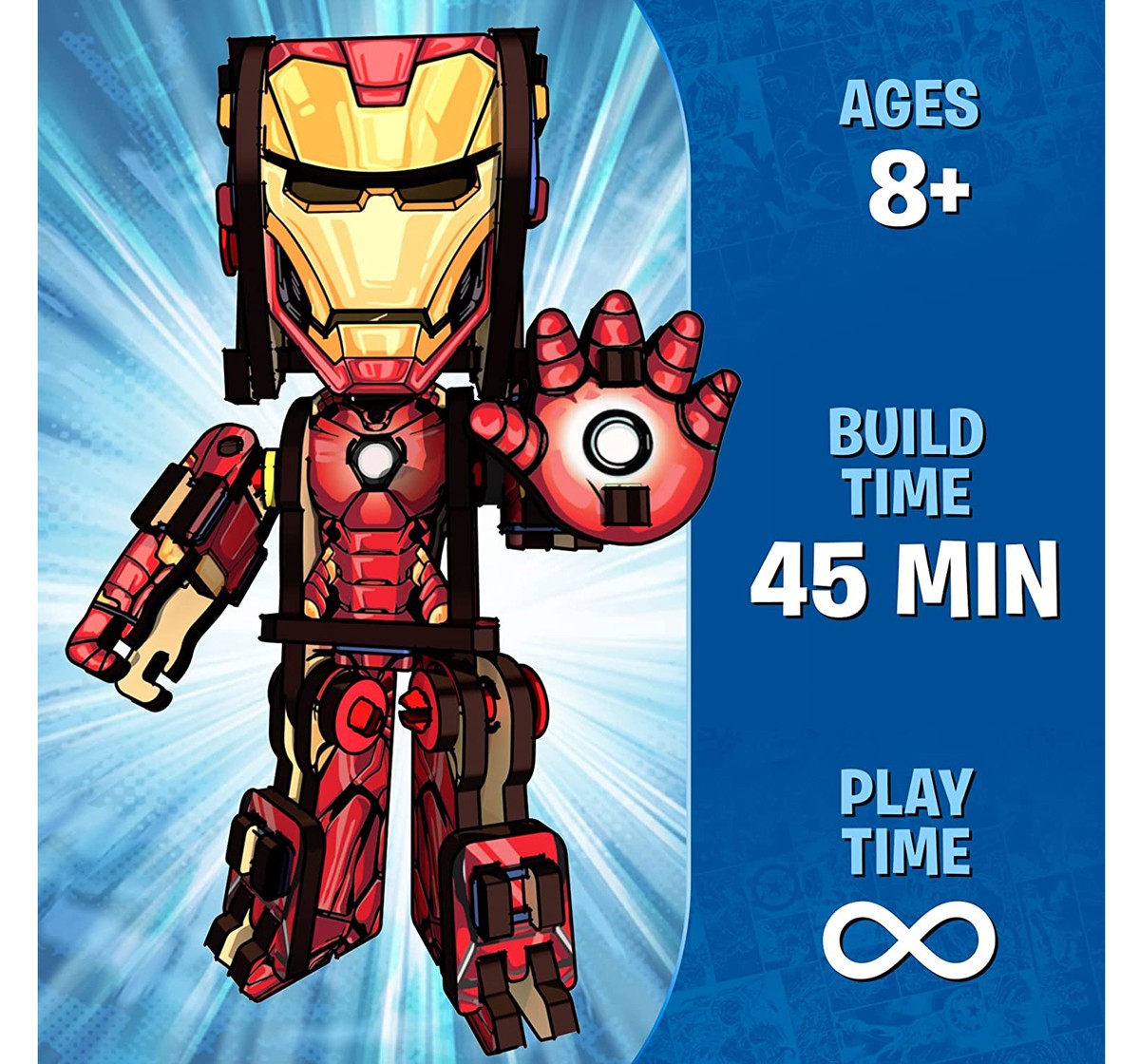 Skillmatics Buildable Marvel Iron Man Multicolor 8Y+