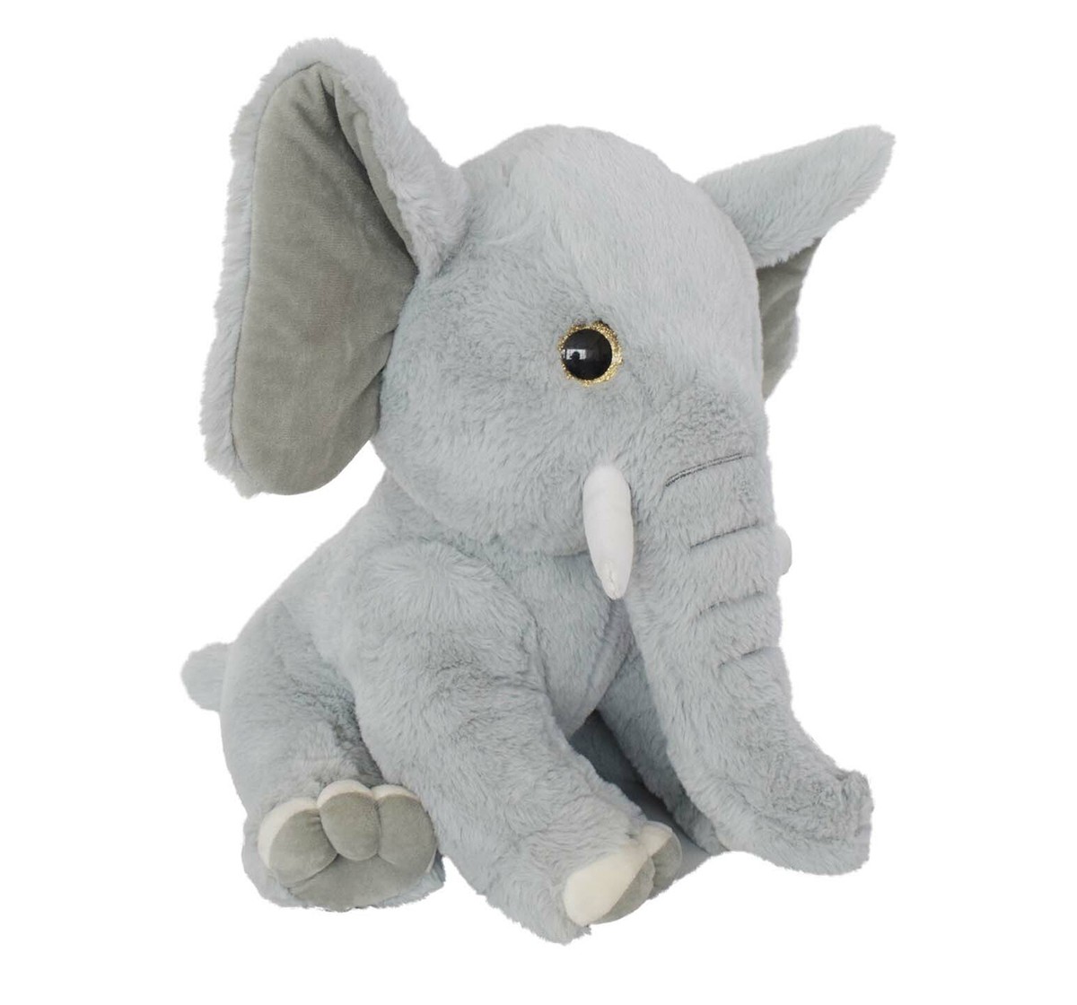 Mirada Plush Stuffed Grey Elephant Soft Toy, 42cm, 3Y+, Grey