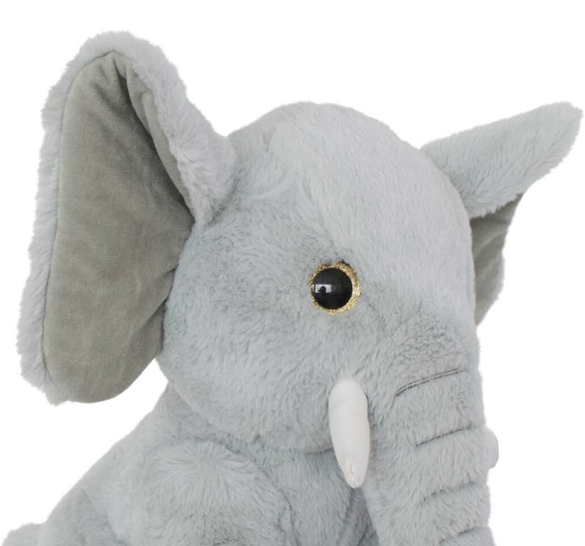 Mirada Plush Stuffed Grey Elephant Soft Toy, 42cm, 3Y+, Grey