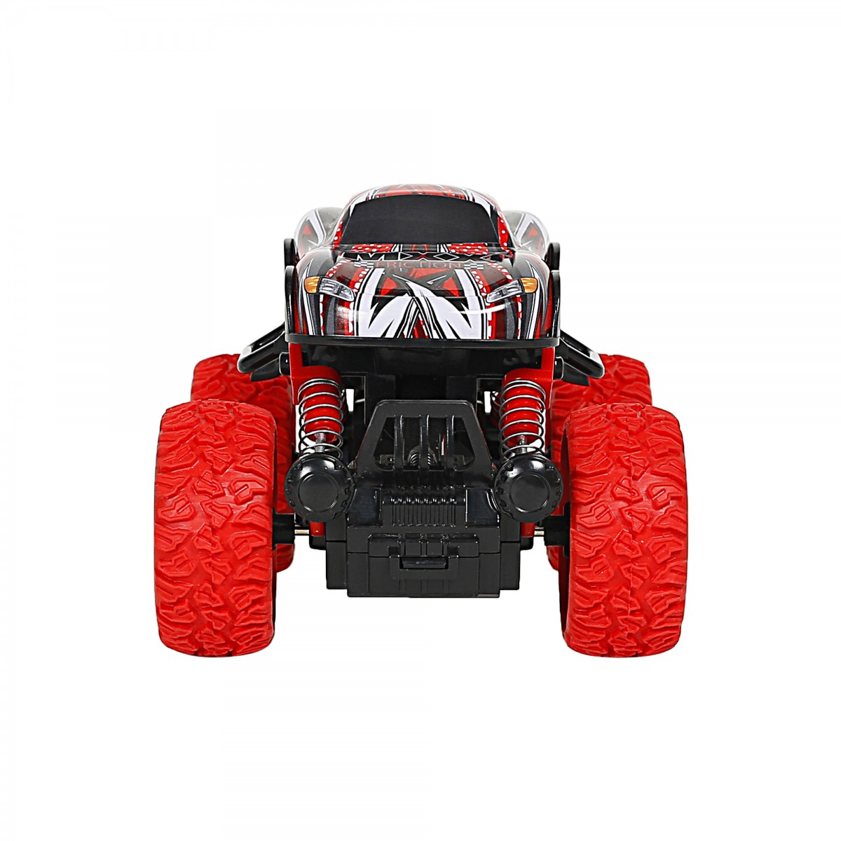 Ralleyz Pull Back Monster Car for Kids, 3Y+, Red