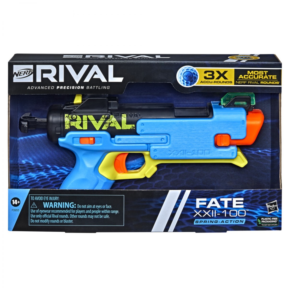 Nerf Rival Fate Xxii 100, Multicolor, 14Y+