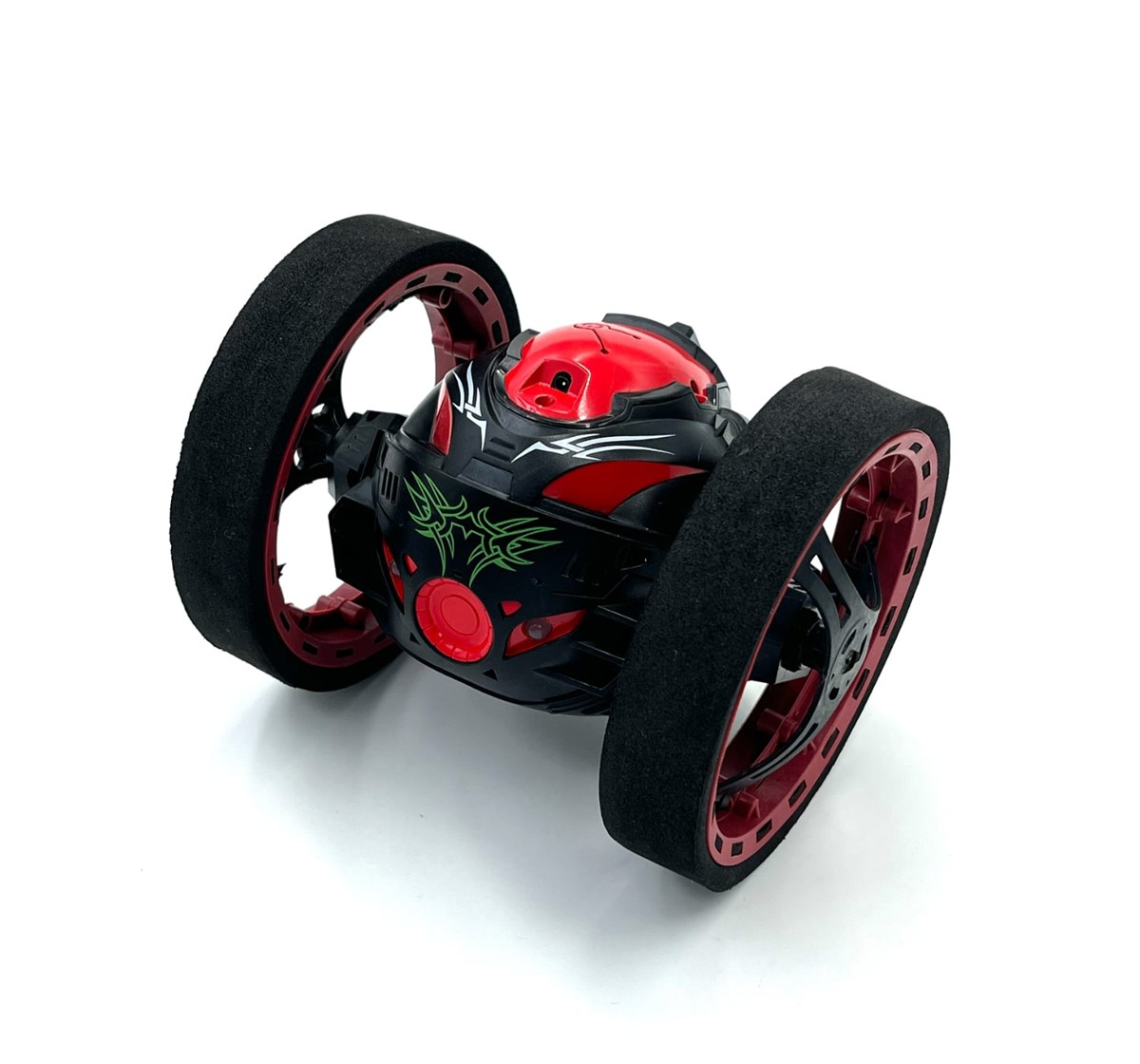Ralleyz Remote Control Sumo Jumping Car, Bounce Car For Kids with LED Lights, 360 Degree Rotation and Music, Jumps Upto 80cm, Red, 6Y+