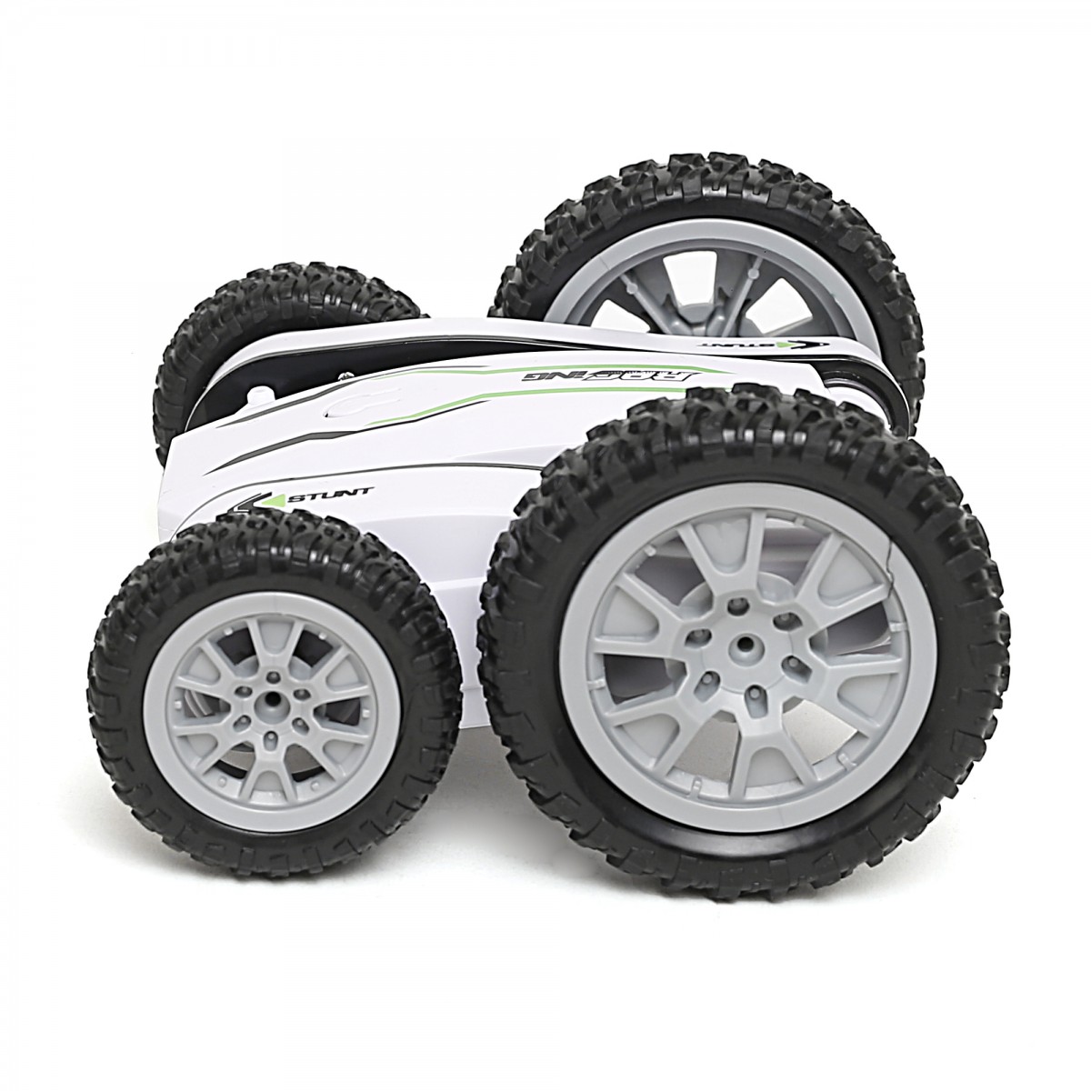 Ralleyz Flip Stunt Racer Remote Control Car for Kids with Charger, White, 6Y+