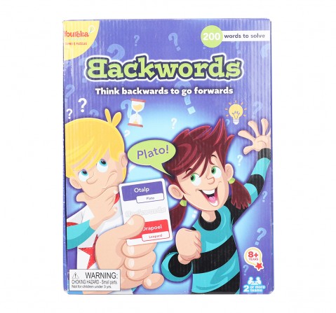 Youreka Backwards, Board Games for Kids, 8Yrs+