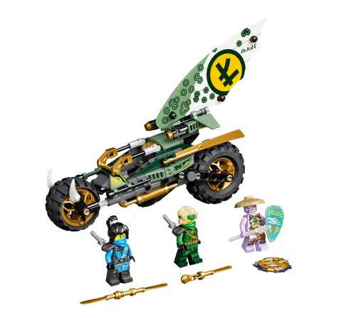 Lego Ninjago LloydS Jungle Chopper Bike Building Kit; Ninja Bike Toy Featuring Ninjago Lloyd And Nya Minifigures (183 Pieces)