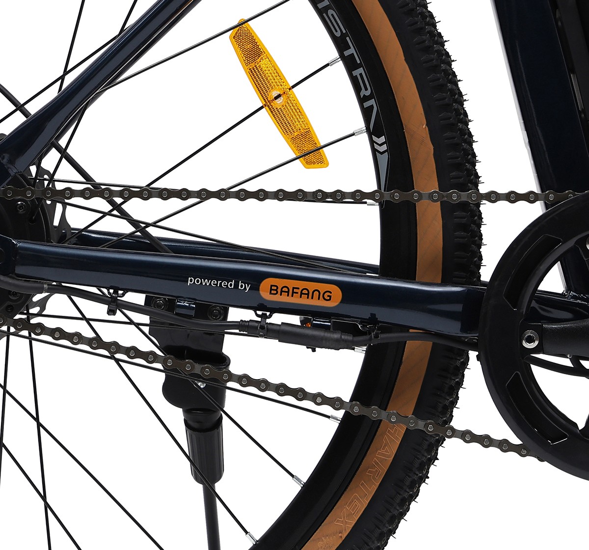 Astra 29" SS ION E-bike, JAK8 Mechanical Disc Brakes 160mm, OrbiSHOX 80mm travel Fork, High Tensile Steel TIG Welded frame, Internal Cable Routing,  12Y+, Blue