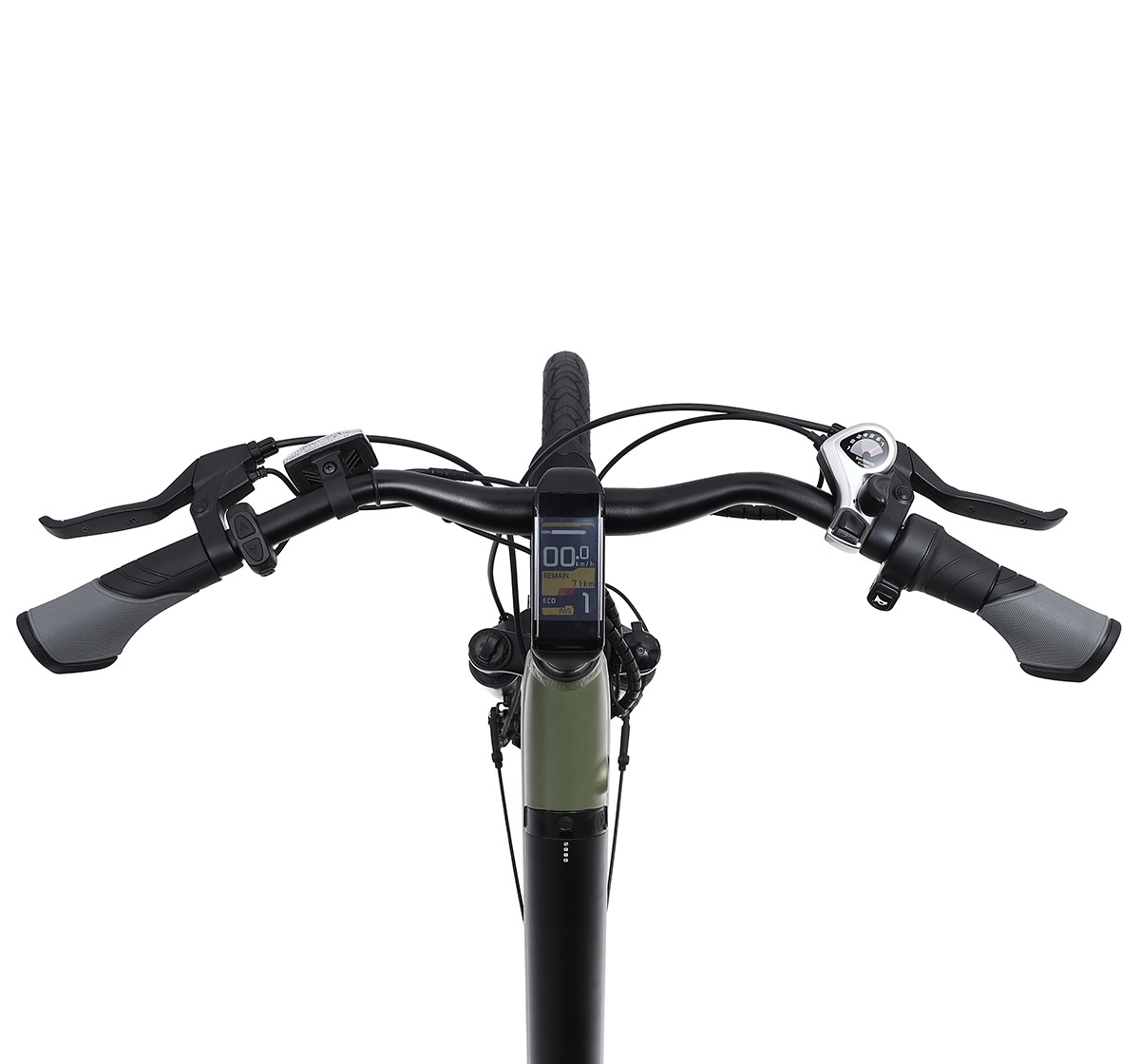 Electric discount bike handlebars