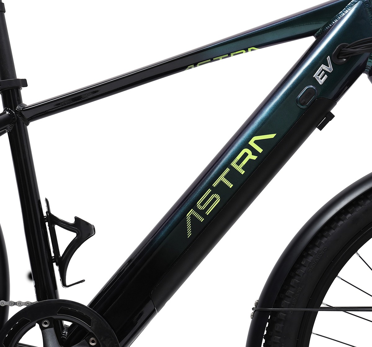 Astra 27.5 Inch 7S Magnatron E-bike, High Tensile Steel TIG Welded frame, Internal Cable Routing, 12Y+, Black